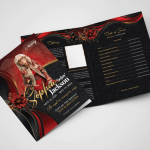 A Queen’s Farewell Funeral Program Design